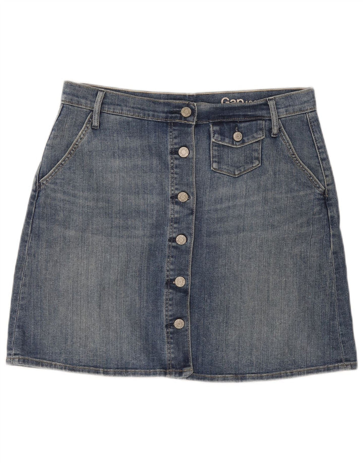 GAP Jupe En Jean Femme W29 Bleu Moyen Coton