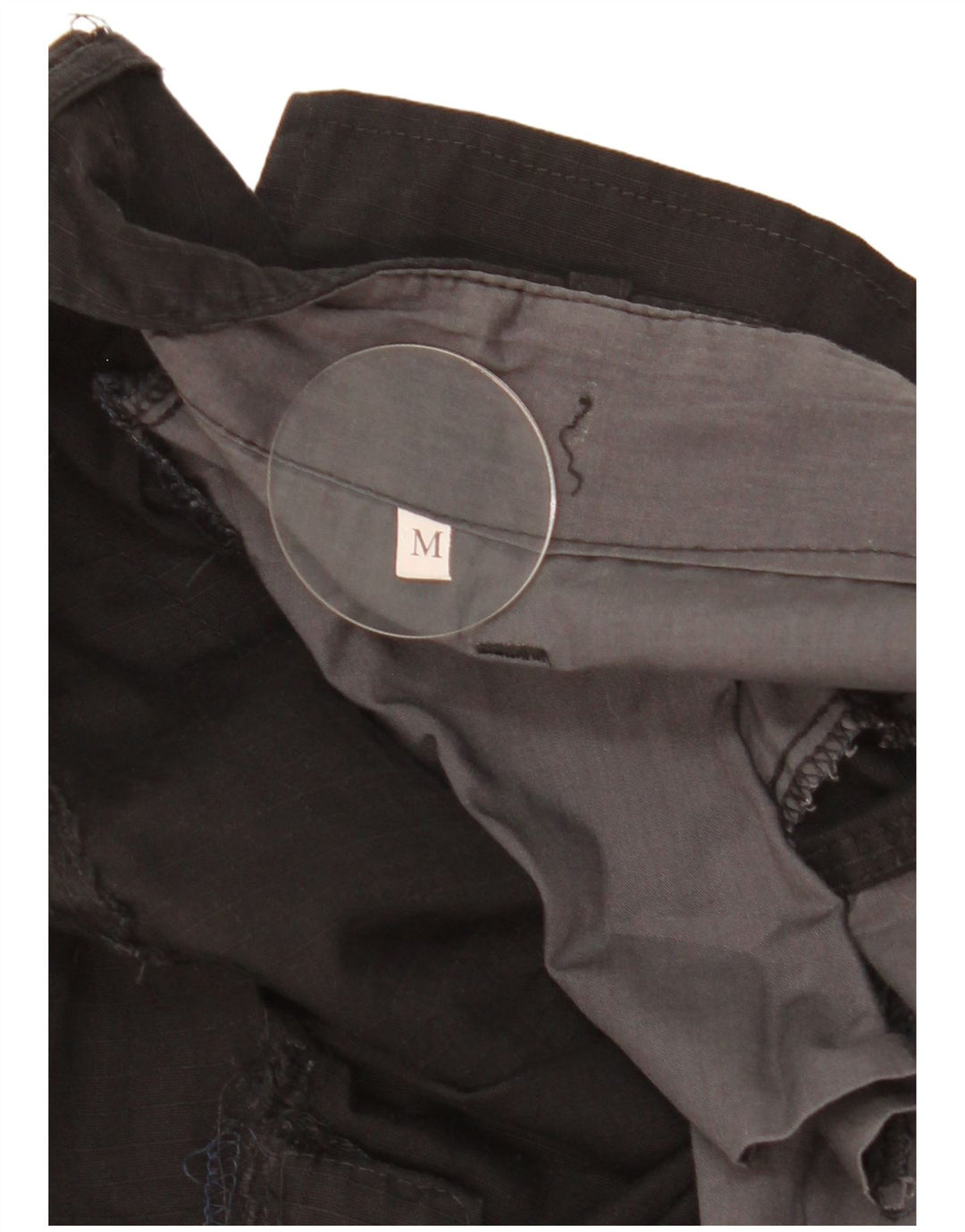 Pantalon Cargo Droit Vintage Homme Moyen W36 L30 Noir