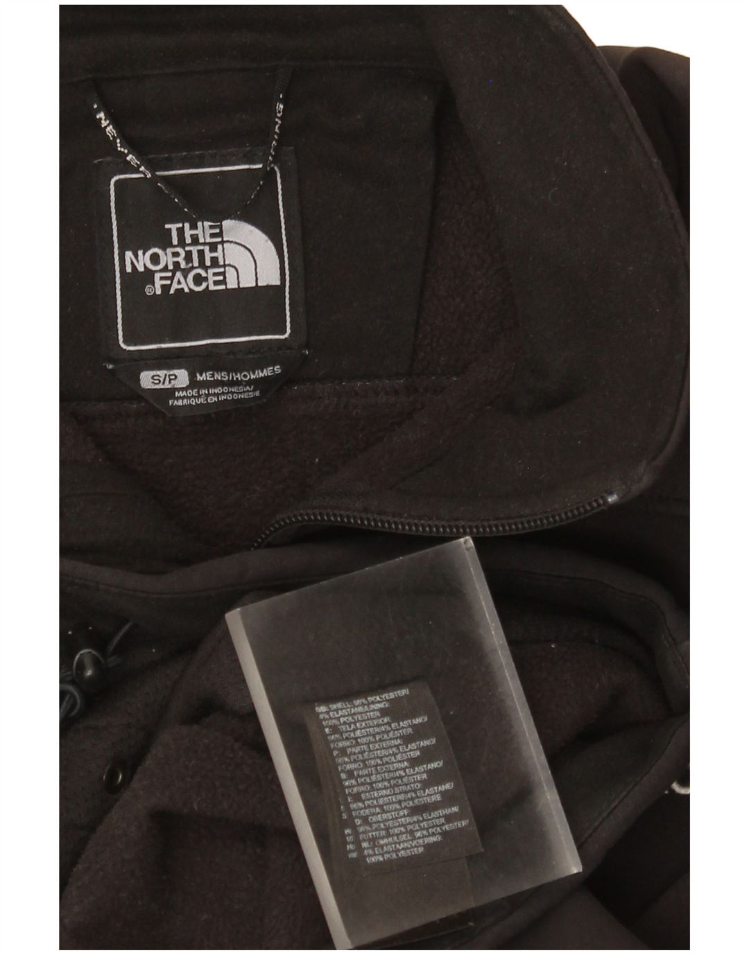 The North Face Veste coupe-vent pour homme UK 36 Petit Noir Polyester