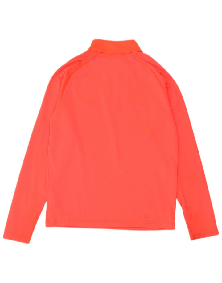 PUMA Haut de survêtement à col zippé pour garçon 11-12 ans Rouge Colourblock