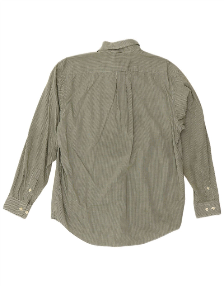 Eddie Bauer Chemise classique en coton vichy vert moyen pour homme