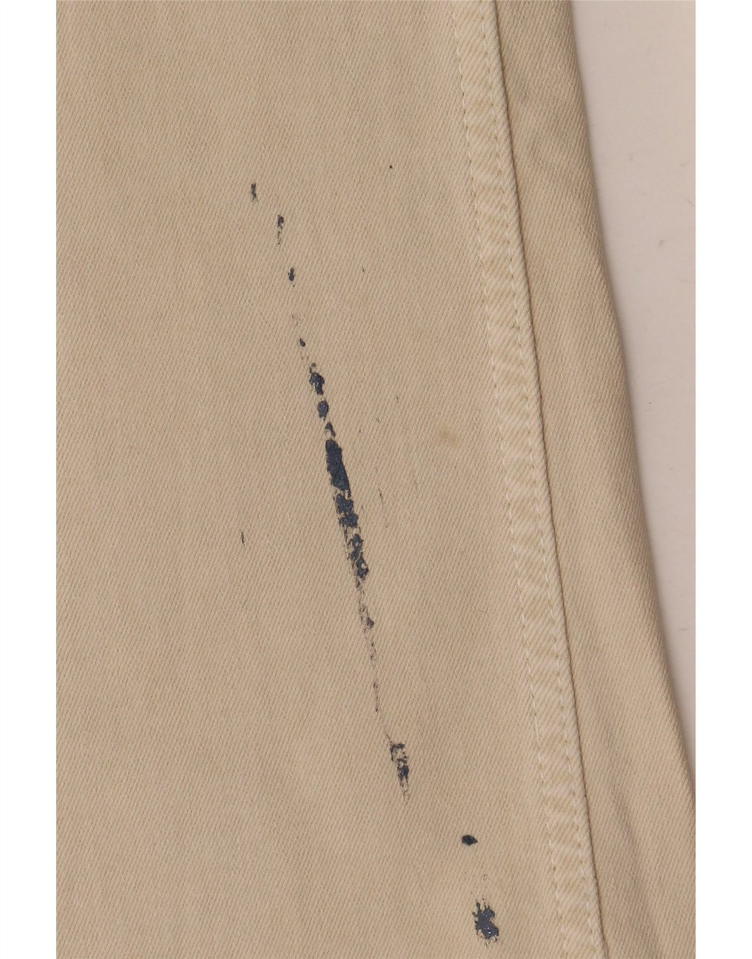 Zara Jean court pour femme EU 40 Medium W30 L25 Blanc cassé