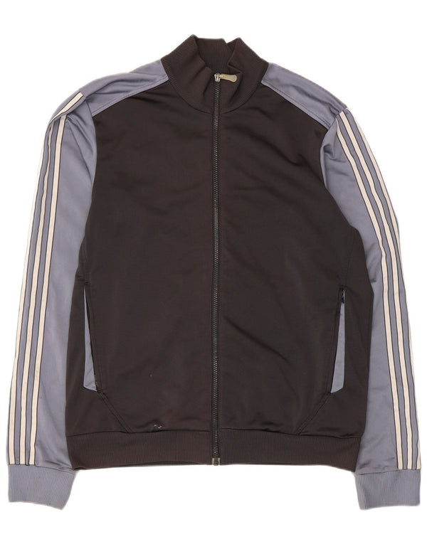 Adidas Veste de survêtement pour homme UK 40/42 Noir moyen Colourblock