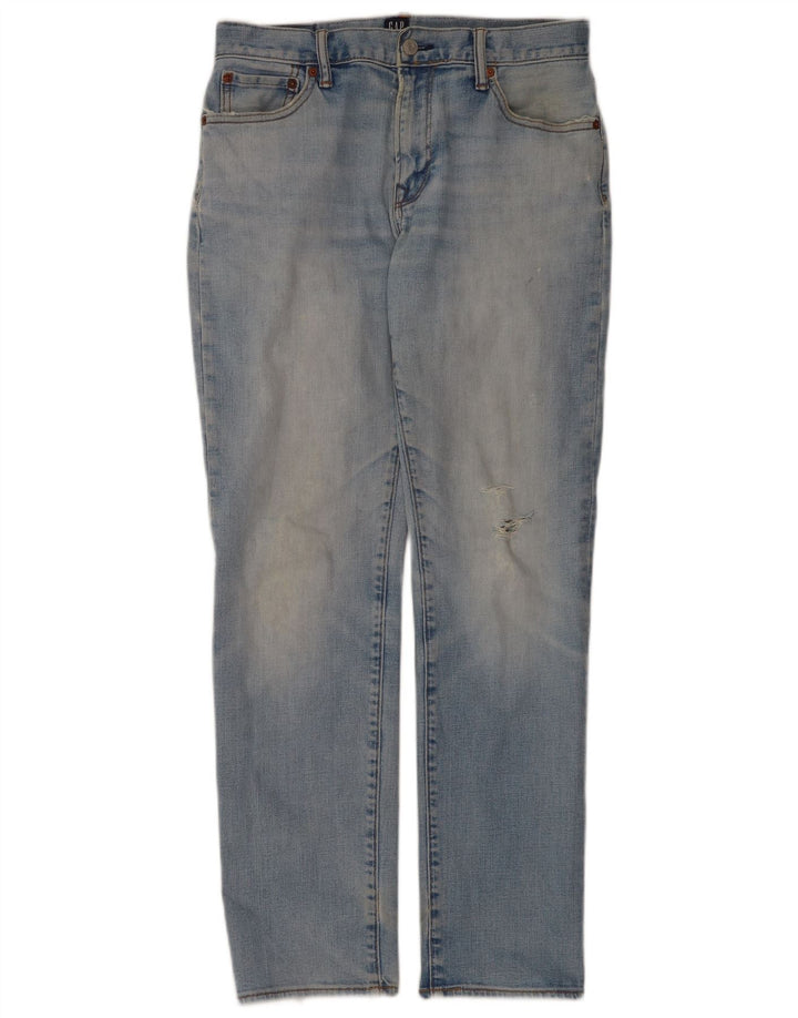 Gap Jean droit homme W30 L32 bleu coton