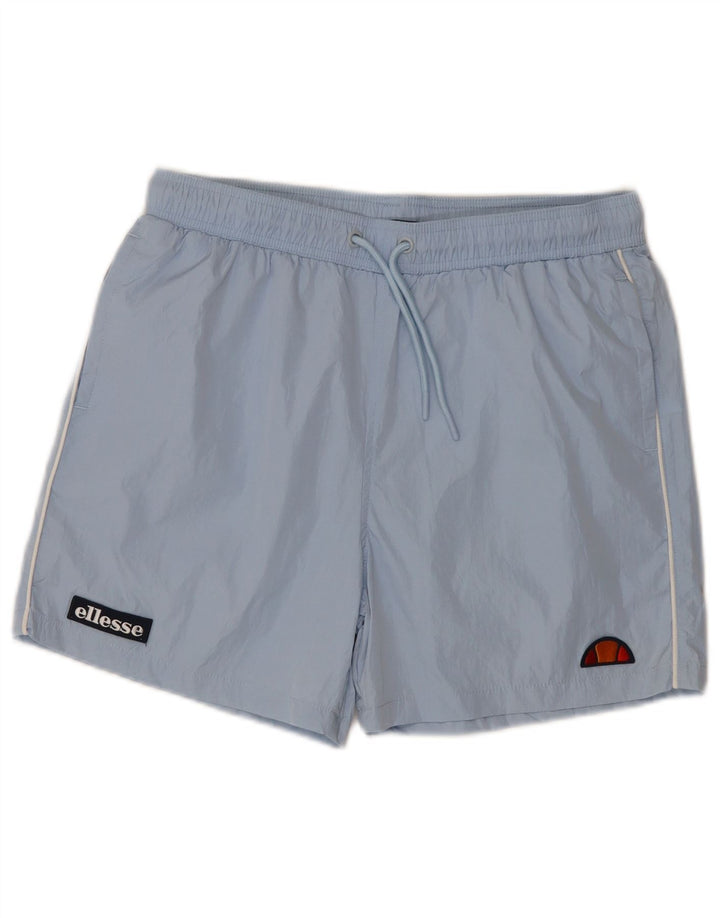 Ellesse Short de sport pour femme UK 14 Bleu moyen Polyamide