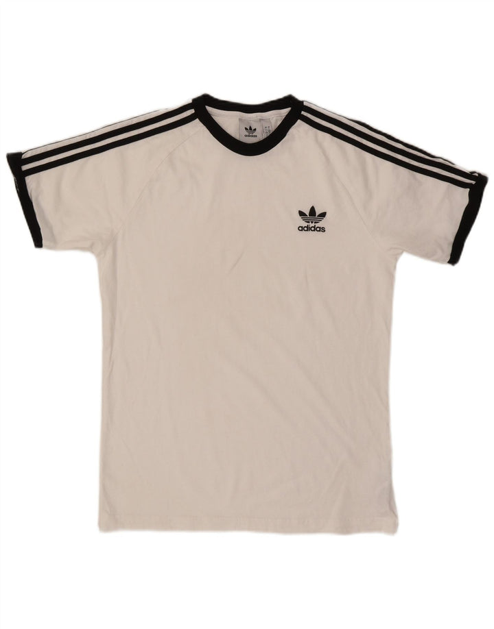 Adidas T-Shirt Homme Haut Grand Coton Blanc