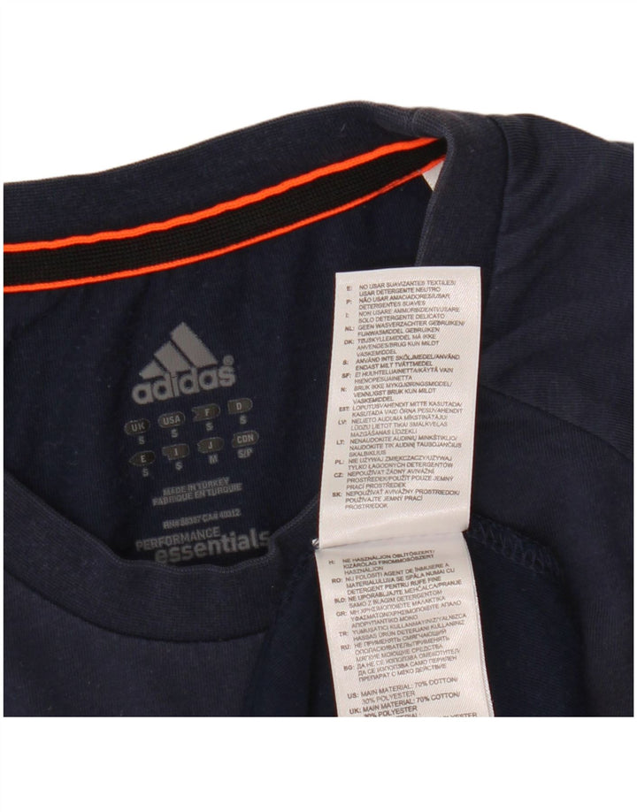 ADIDAS T-Shirt Homme Haut Petit Bleu Marine Coton