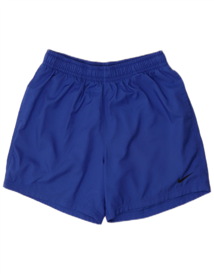 Nike Short de sport pour homme Taille L Bleu