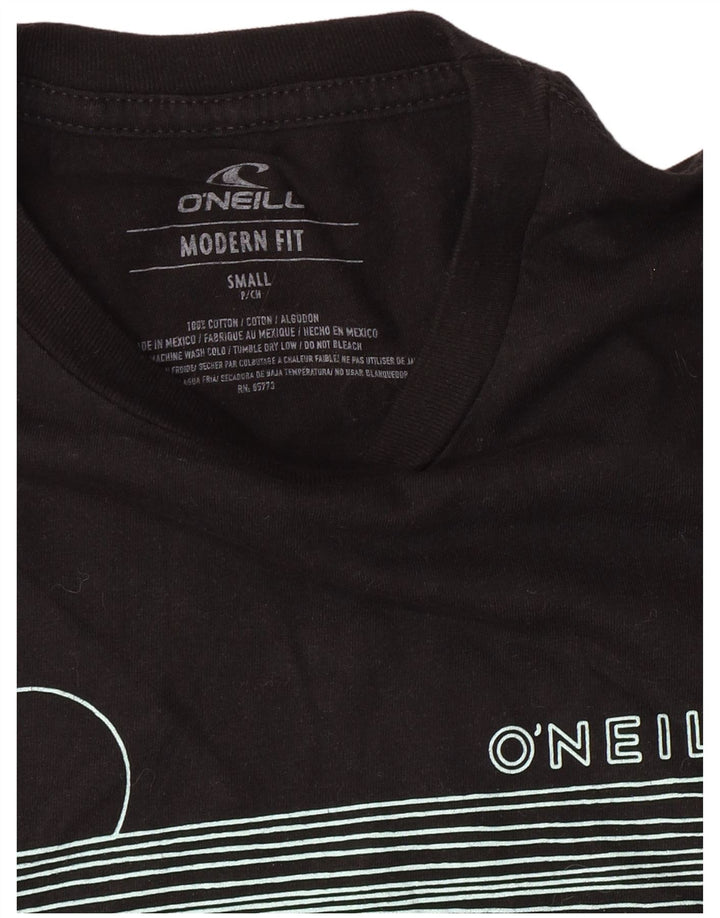 O'Neill T-shirt graphique coupe moderne pour hommes, petit, en coton noir