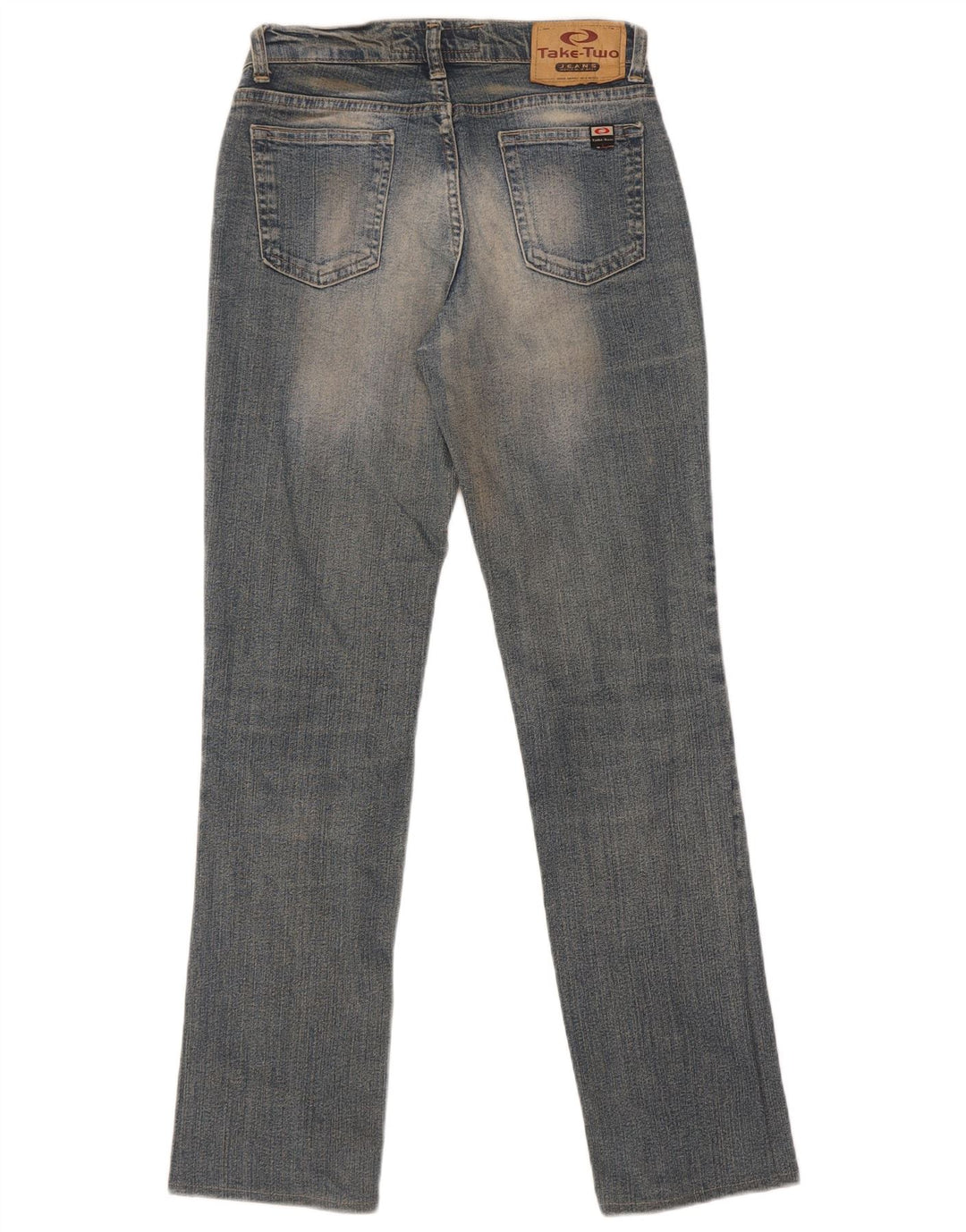 Take Two Jeans droits pour femmes Taille 27 W27 L30 Coton bleu