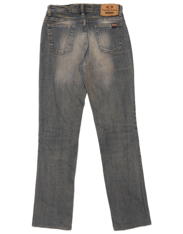Take Two Jeans droits pour femmes Taille 27 W27 L30 Coton bleu