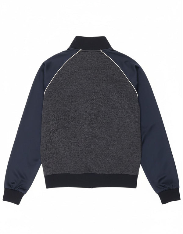 ELLESSE Mens Tracksuit Top Jacket Small Navy Blue Colourblock Polyester