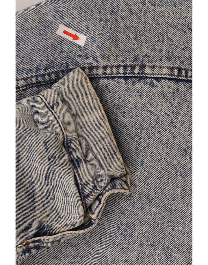 Rifle Veste en jean Sherpa pour homme UK 40 Large Bleu