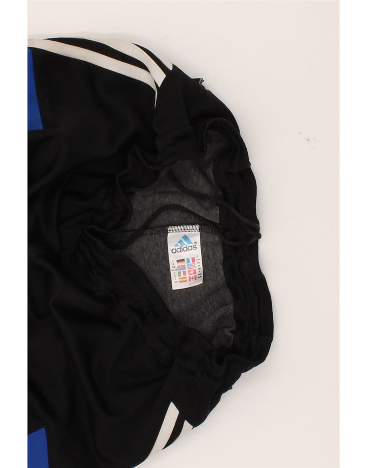 ADIDAS Mens Tracksuit Trousers UK 40/42 Medium Black Polyester Vintage Adidas and Second-Hand Adidas from Messina Hembry 
