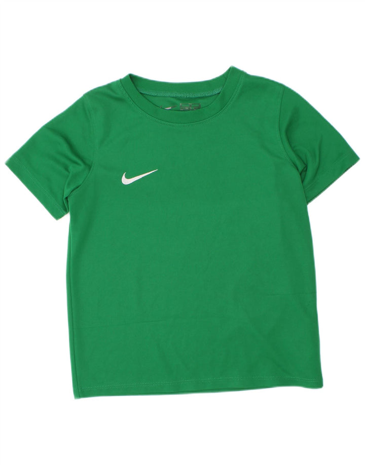 Nike Garçon T-Shirt Top 5-6 ans Vert Polyester