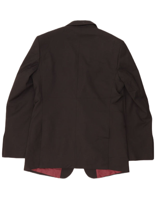 Marks & Spencer Veste blazer longue à 2 boutons pour homme UK 42 XL Noir