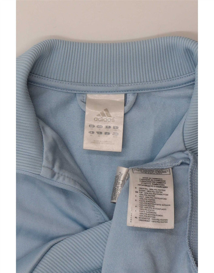 Adidas Veste de survêtement pour femme UK 14 Bleu moyen Polyester