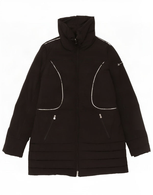 PEUTEREY Manteau Rembourré Femme IT 46 Large Nylon Noir