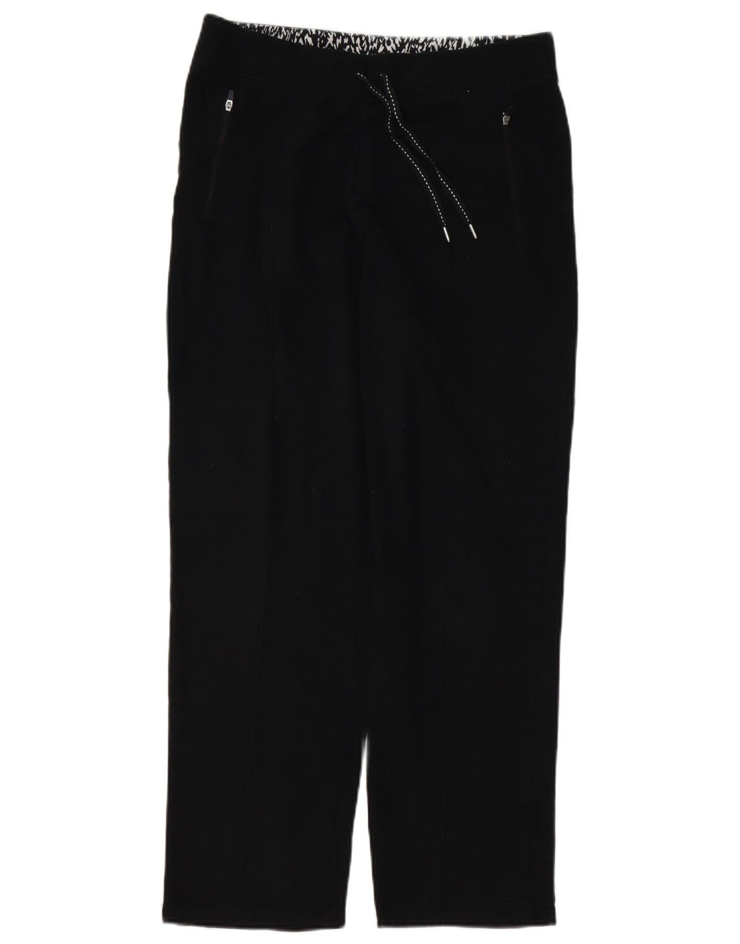 MARKS & SPENCER Pantalon de survêtement pour femme UK 12 Coton noir moyen