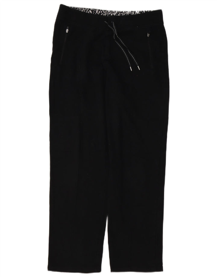 MARKS & SPENCER Pantalon de survêtement pour femme UK 12 Coton noir moyen