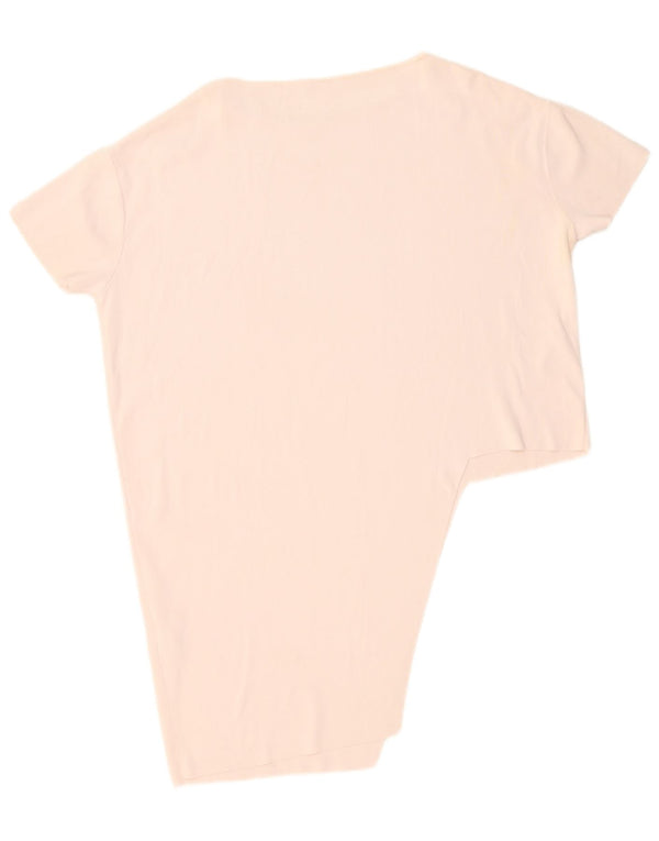Cos Chemisier asymétrique coupe ample pour femme UK 46, grande viscose rose