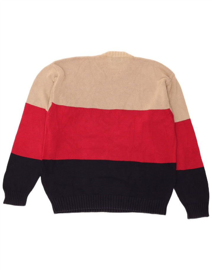 Brooksfield Pull à col rond pour homme IT 50 Medium Multicolore