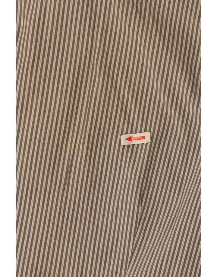 Marlboro Classics Chemise Femme EU 44 XL Gris Coton Rayé
