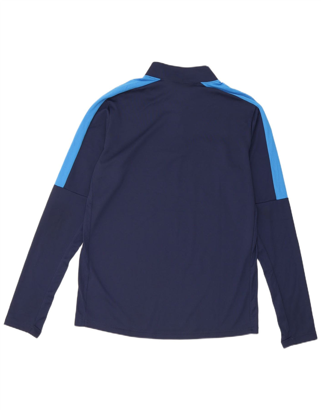 Haut de survêtement Nike Dri Fit pour homme, bleu marine moyen, color block