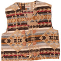 gilet homme vintage Acrylique rayé beige moyen