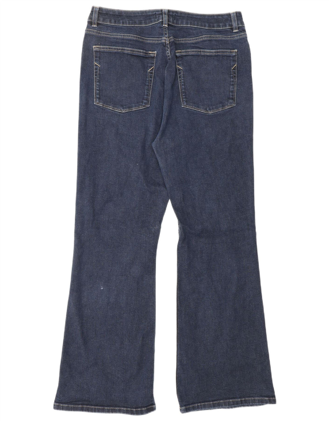 MINT VELVET Jean Bootcut Femme UK 14 Moyen W30 L28 Bleu Marine Coton