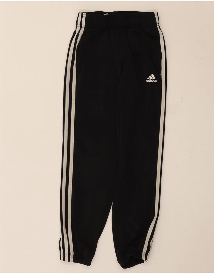 ADIDAS Pantalon de survêtement garçon Joggers 7-8 ans Noir Polyester