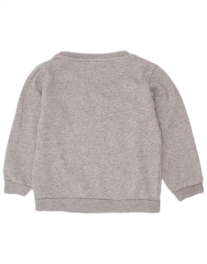 Adidas Sweat-shirt graphique pour garçon 2-3 ans Gris Coton