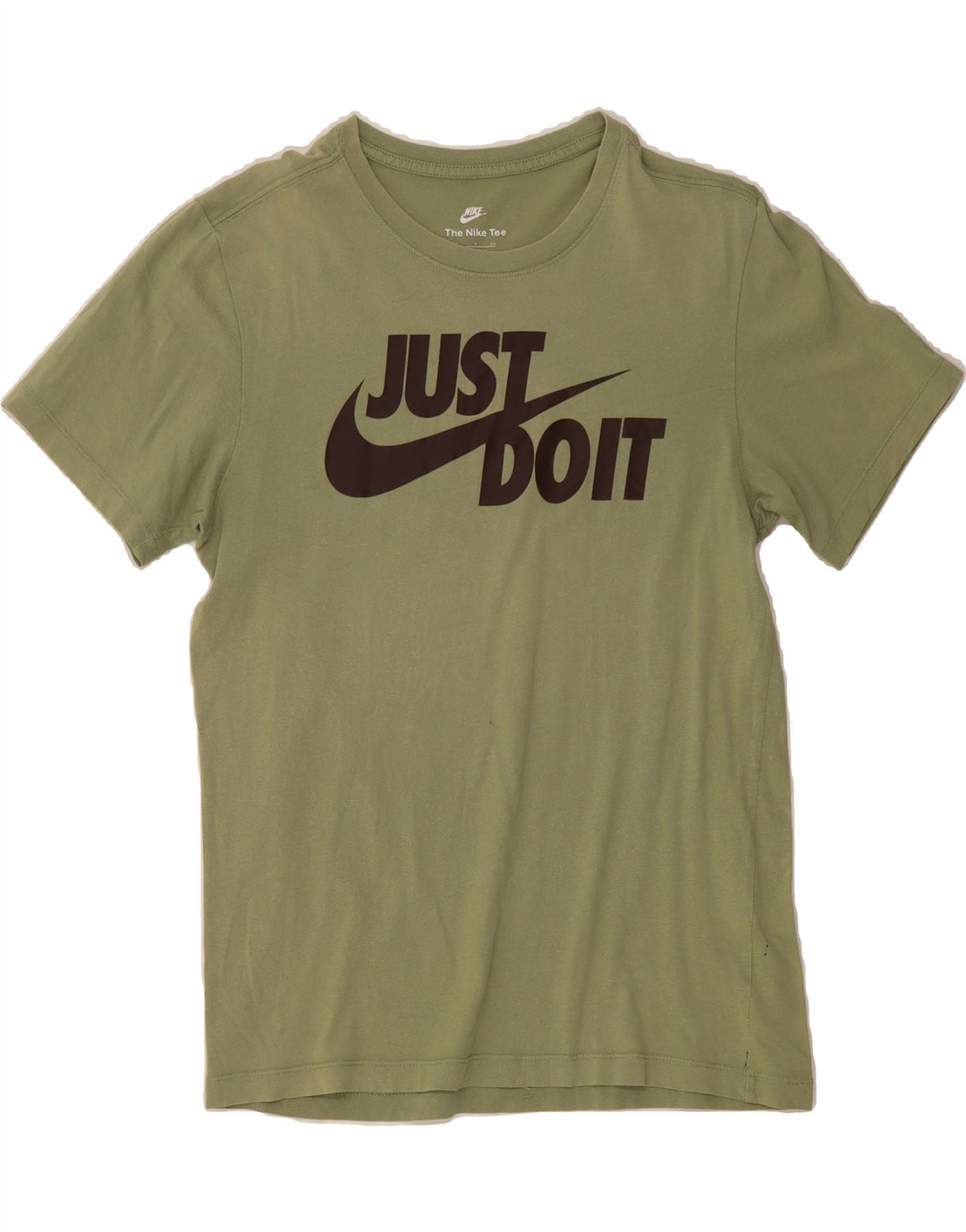NIKE Mens Graphic T-Shirt Top Small Green Vintage Nike and Second-Hand Nike from Messina Hembry 