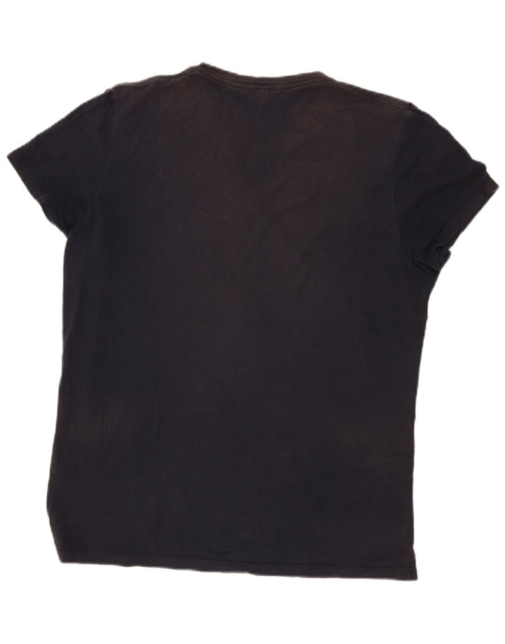 Jack Wills T-Shirt Homme Bleu Marine Moyen Coton