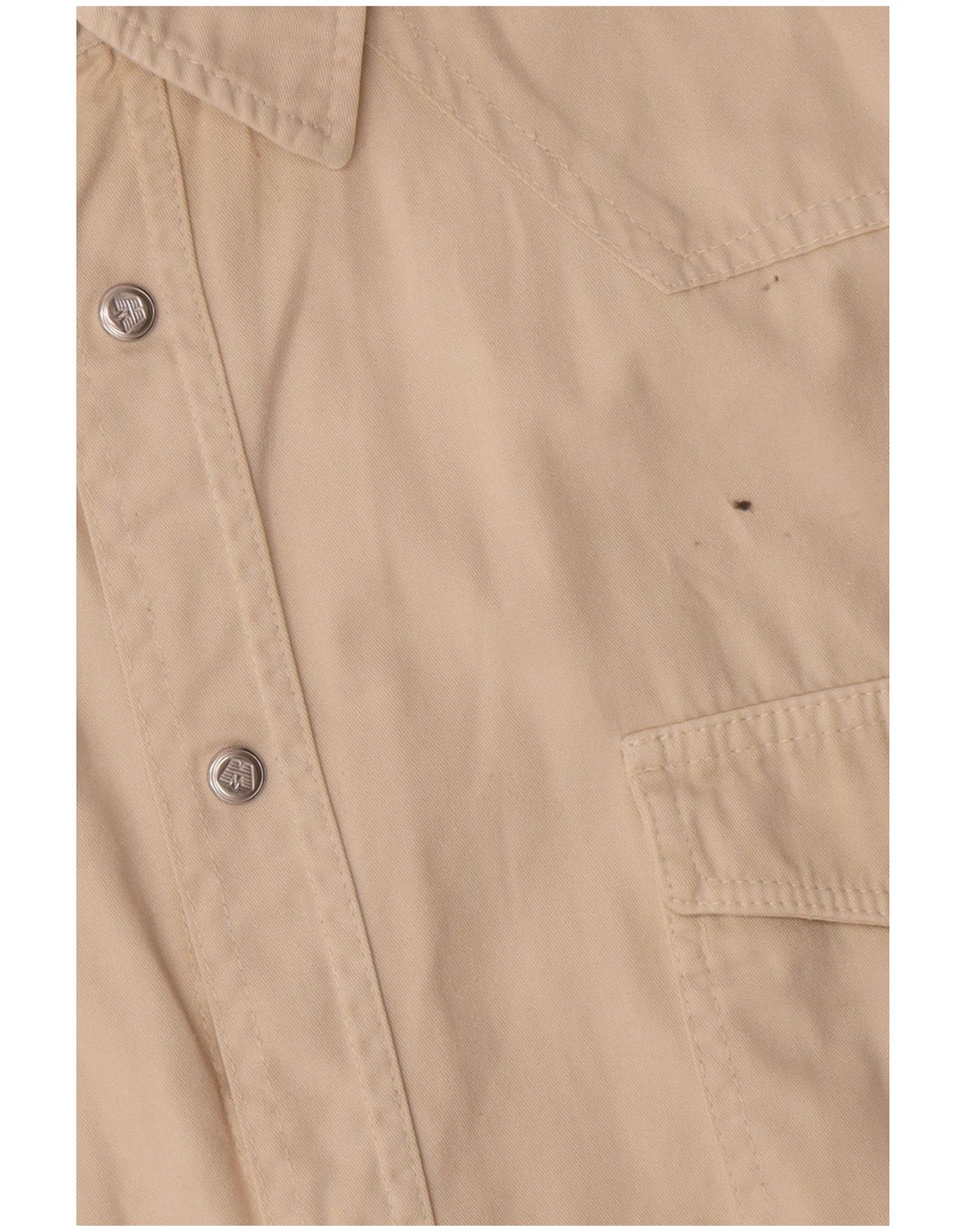VINTAGE Chemise Homme XL Coton Beige