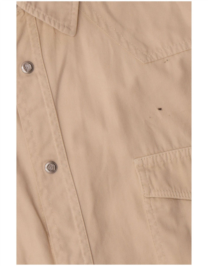 VINTAGE Chemise Homme XL Coton Beige