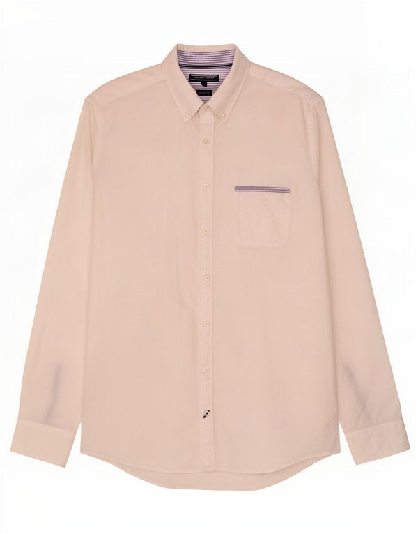 Tommy Hilfiger Chemise Homme Large Blanc Coton