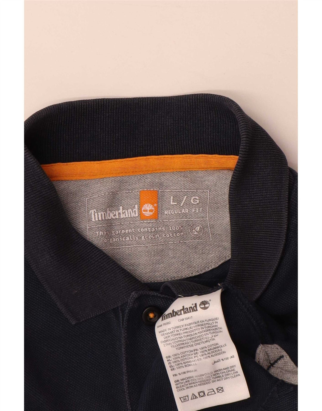 Timberland Polo Homme Grand Bleu Marine Coton