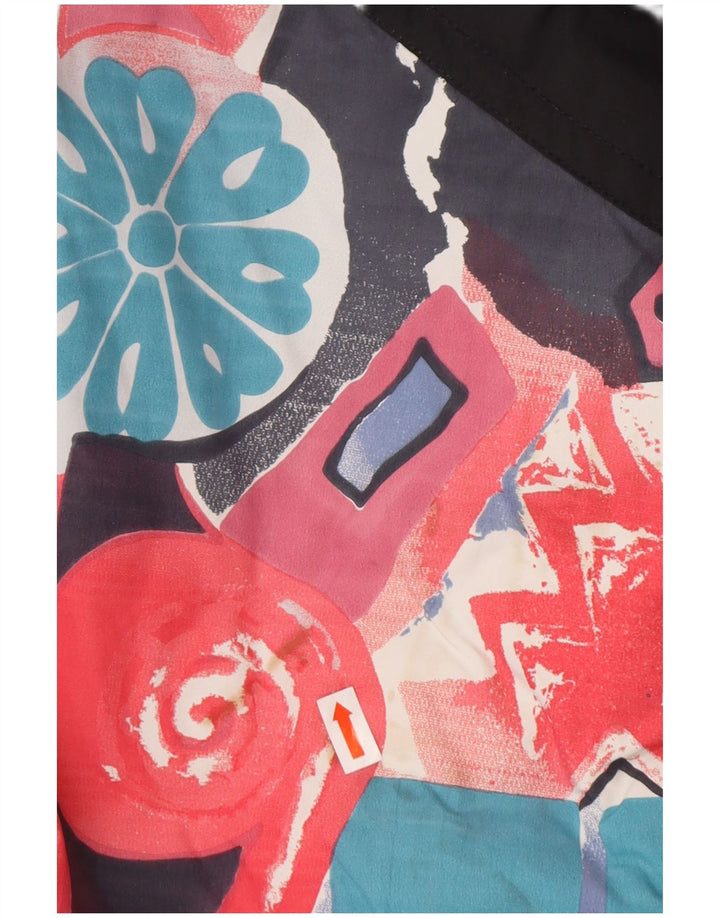 MAIER Veste coupe-vent surdimensionnée pour homme UK 6 XS Noir Floral