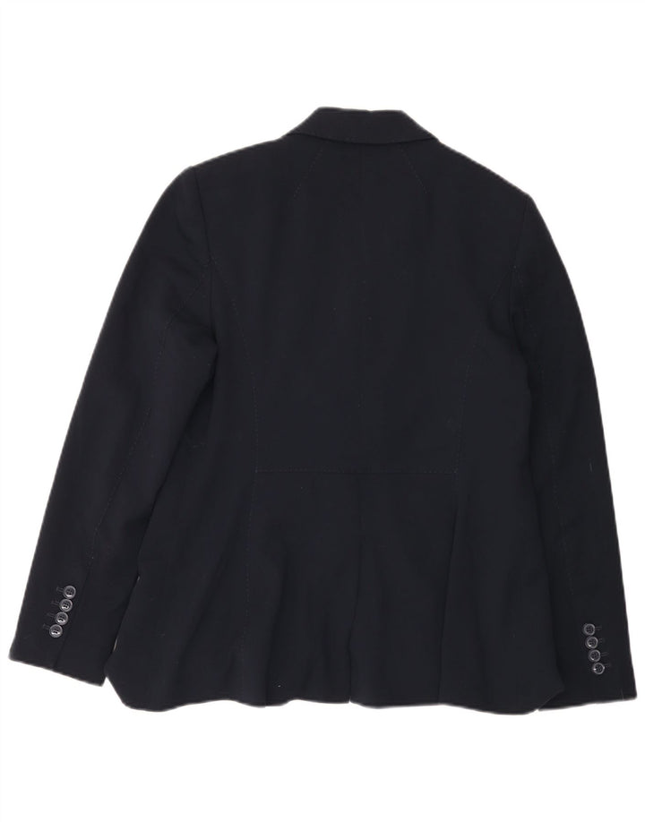 Marks & Spencer Veste blazer à 1 bouton pour femme UK 12 Bleu marine moyen