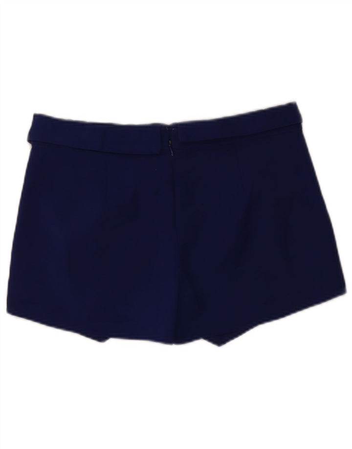Short Femme Zara Medium W28 Bleu Marine Coton