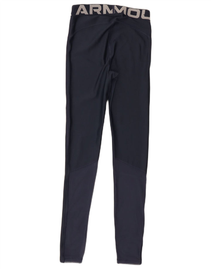 Under Armour Legging Graphique Femme UK 4 XS Bleu Polyester