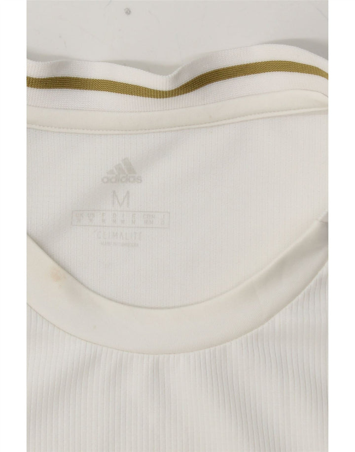 ADIDAS T-Shirt Graphique Real Madrid Homme Blanc Moyen Polyester