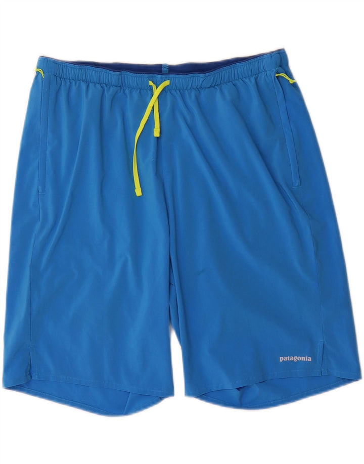 Patagonia Short de Sport Homme Grand Bleu