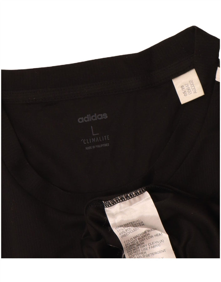 Adidas Climalite Top à manches longues pour homme Noir Taille L