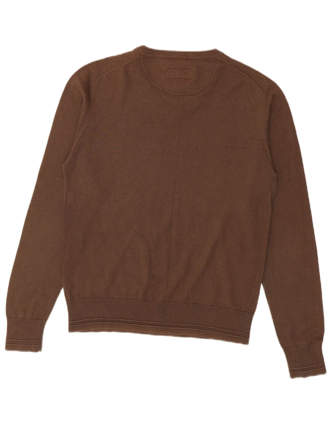 Gas Pull Col V Homme Marron Moyen Coton