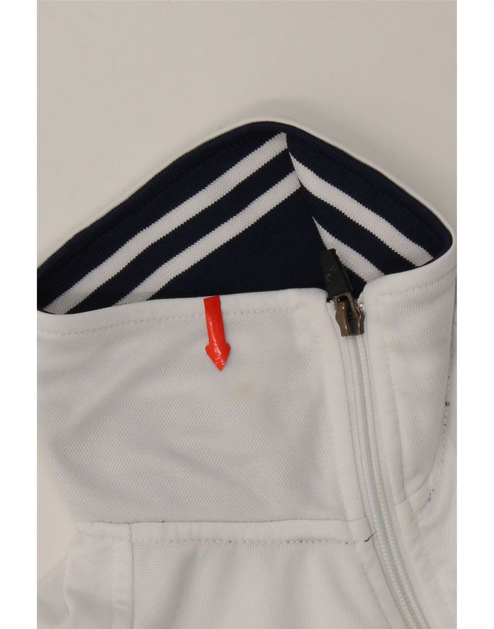 Asics Graphic Survêtement Top Veste Garçon 7-8 Ans Blanc Colorblock