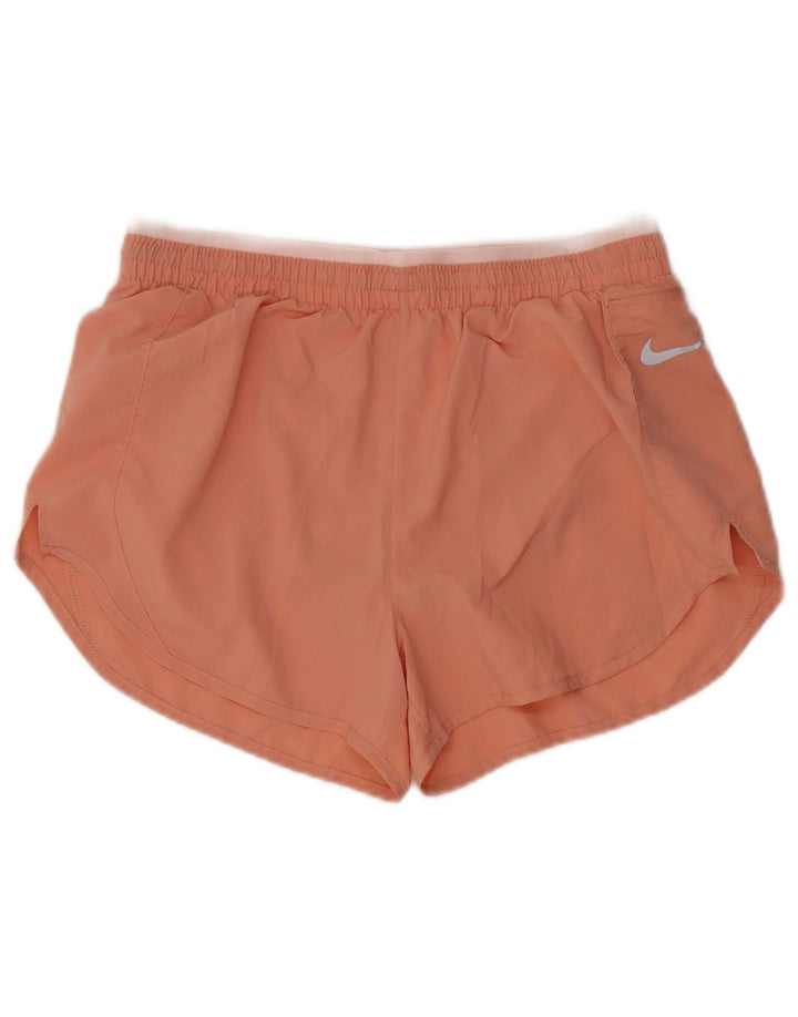 Nike Short de sport pour femme UK 12 Polyester rayé rose moyen