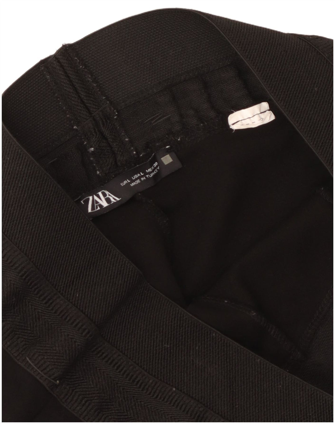 Zara Womens Crop Leggings UK 14 Grand Noir