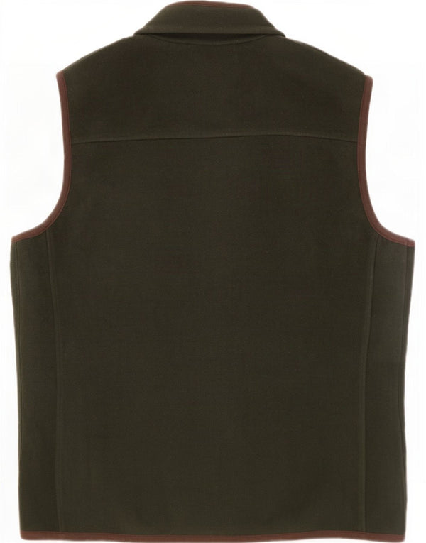 Luca D'altieri Gilet Polaire Homme IT 54 2XL Kaki Polyester